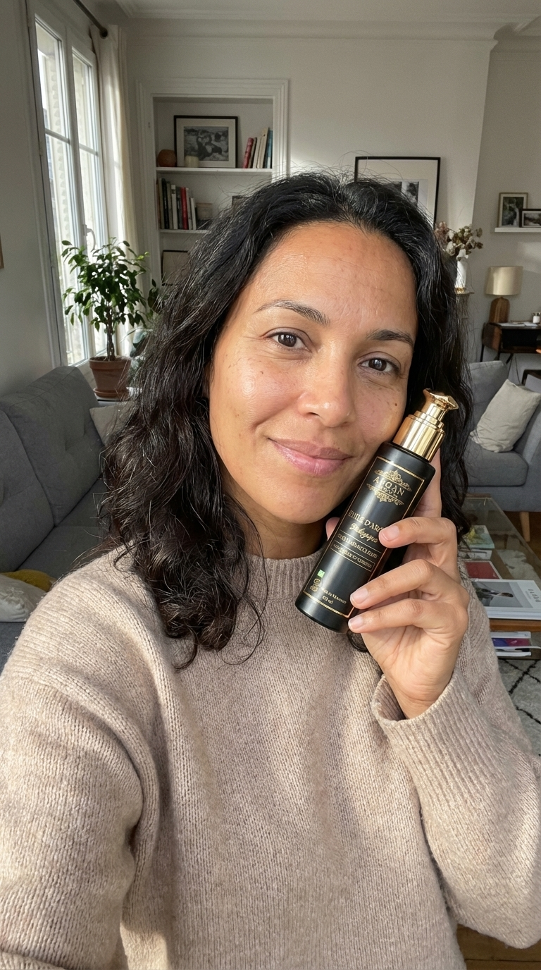 Témoignage huile d’argan visage - routine soin naturel